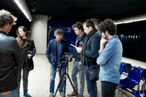 Photo backstage making of clip de musique marseille toulon metro tournage