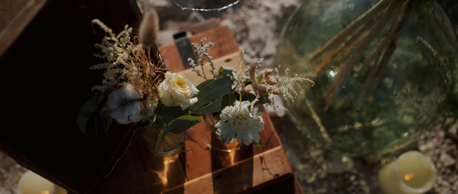 Vidéo Mariage alternatif Toulon Var Provence fleurs séchées