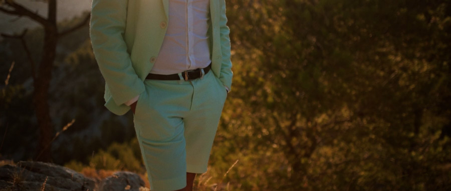 Vidéo Mariage alternatif Toulon Var Provence costume vert d'eau