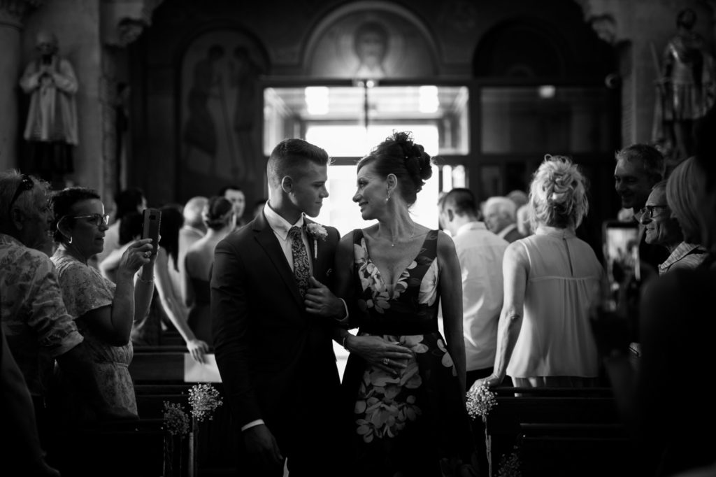 photographe de mariage à six-fours église