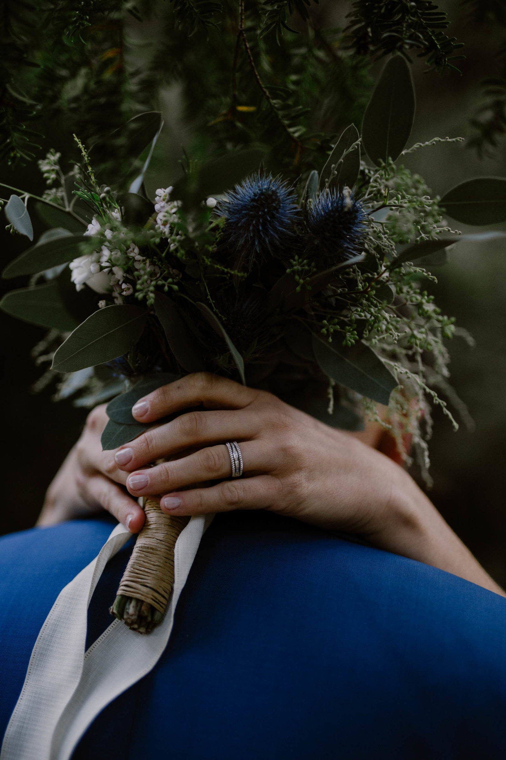 bouquet et alliance réunis