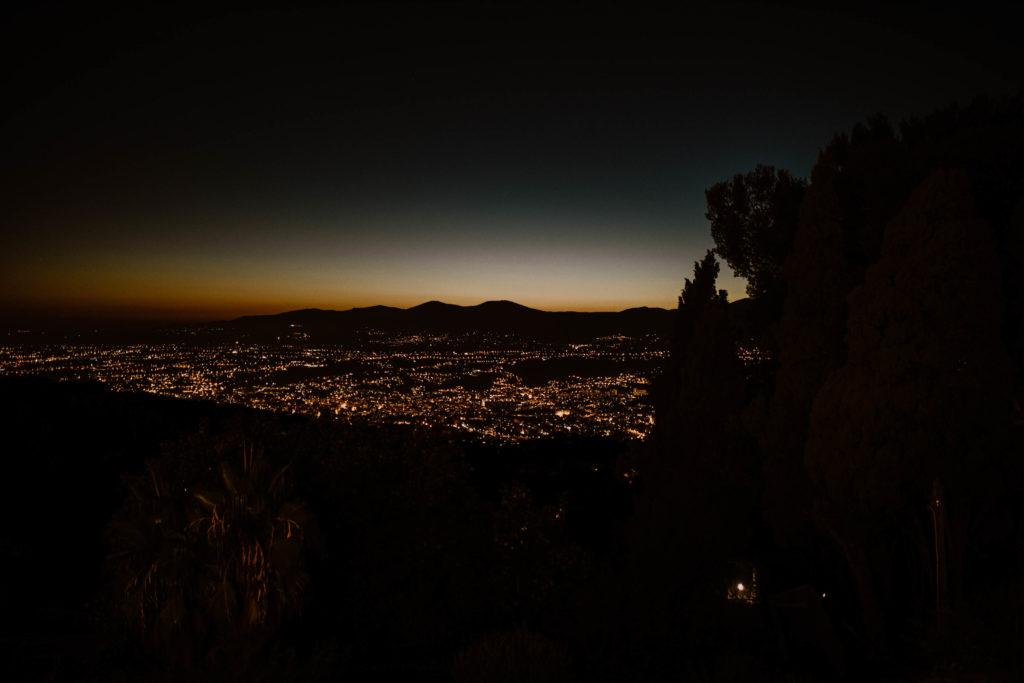 baie de nice depuis le domaine du mont leuze