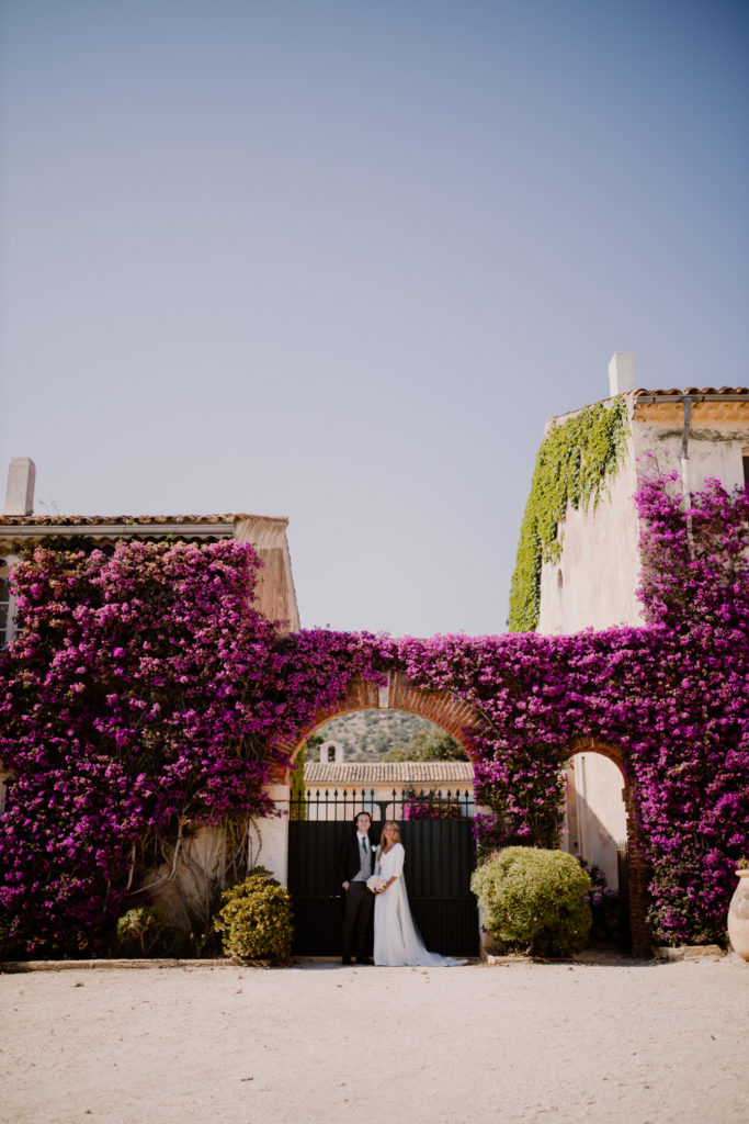 Bougainvilliers lors d'un mariage au château de Brégançon