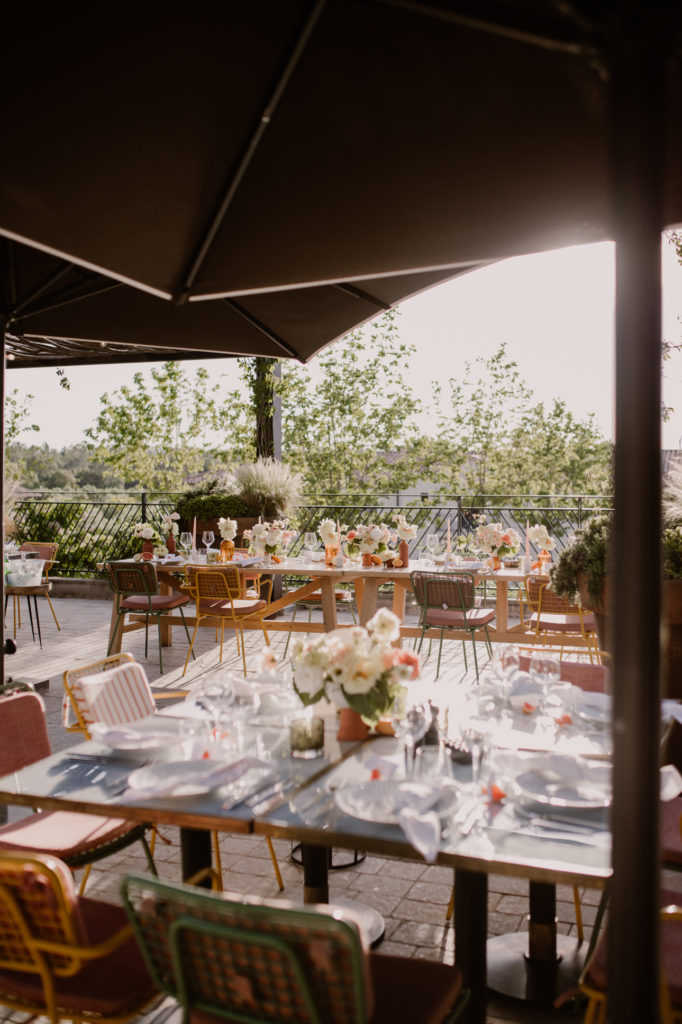 Décoration de table pour un mariage à l'Ultimate Provence